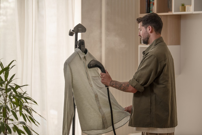 SteamOne SteamCube product in gebruik