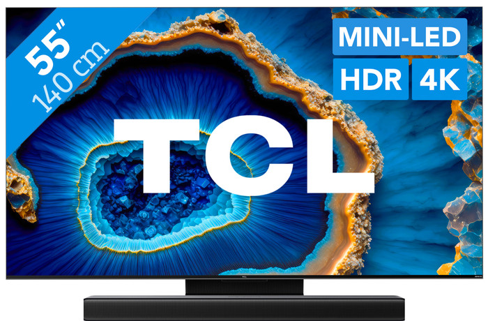 TCL QD Mini-LED 55C803 (2023) + TCL S45H 2.0 Main Image