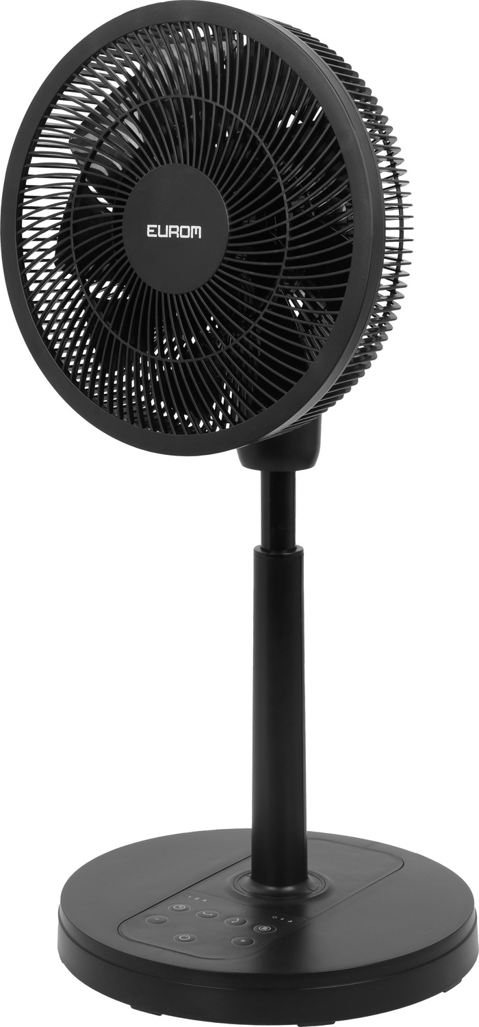 Eurom The Silent Vento 3DS Zwart rechterkant