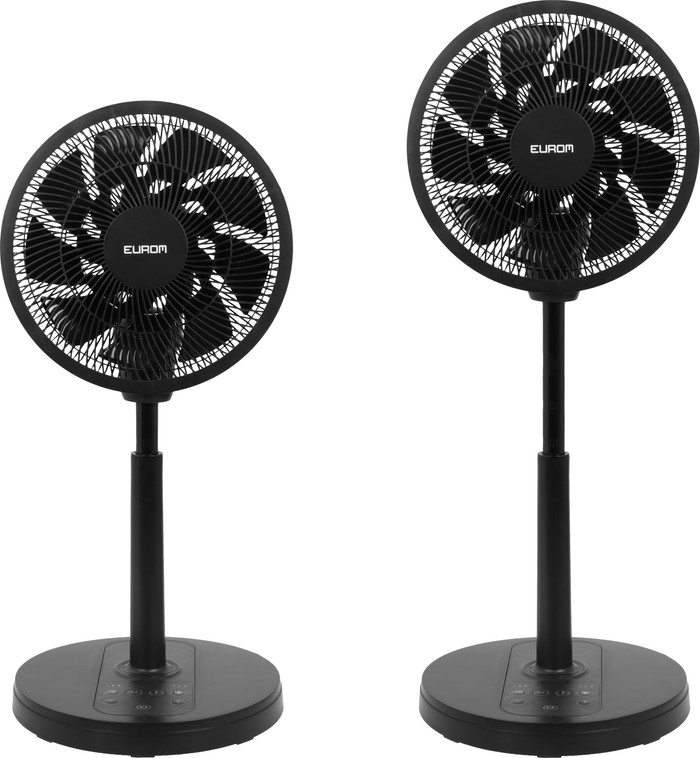 Eurom The Silent Vento 3DS Zwart voorkant