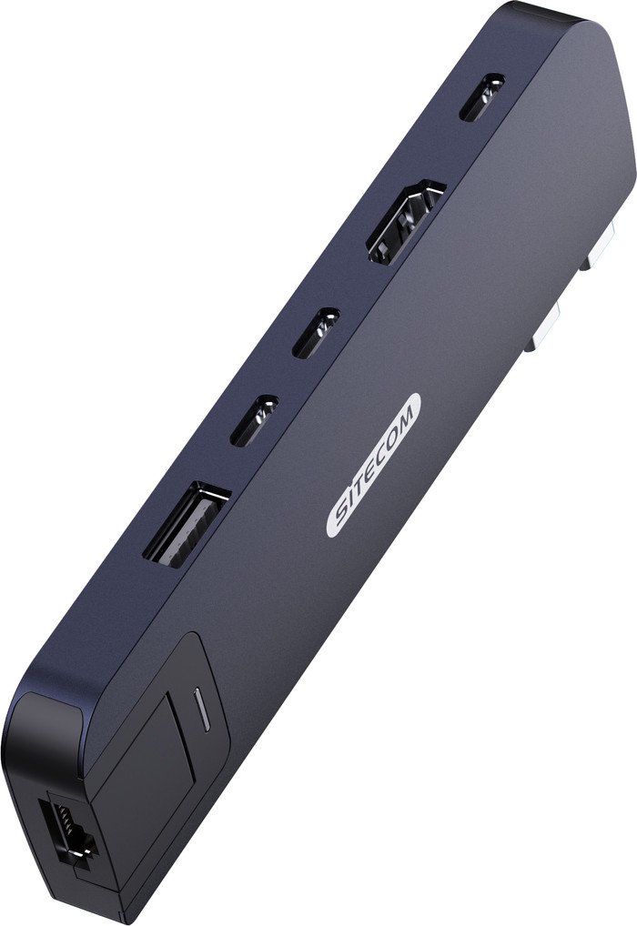 Sitecom MacBook Air Multiport Hub 6-en-2 Bleu Foncé Main Image