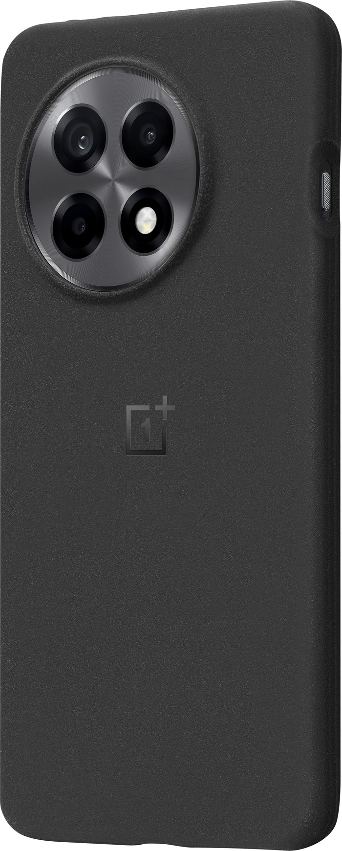 OnePlus 13 Sandstone Back Cover met Magneet Zwart rechterkant