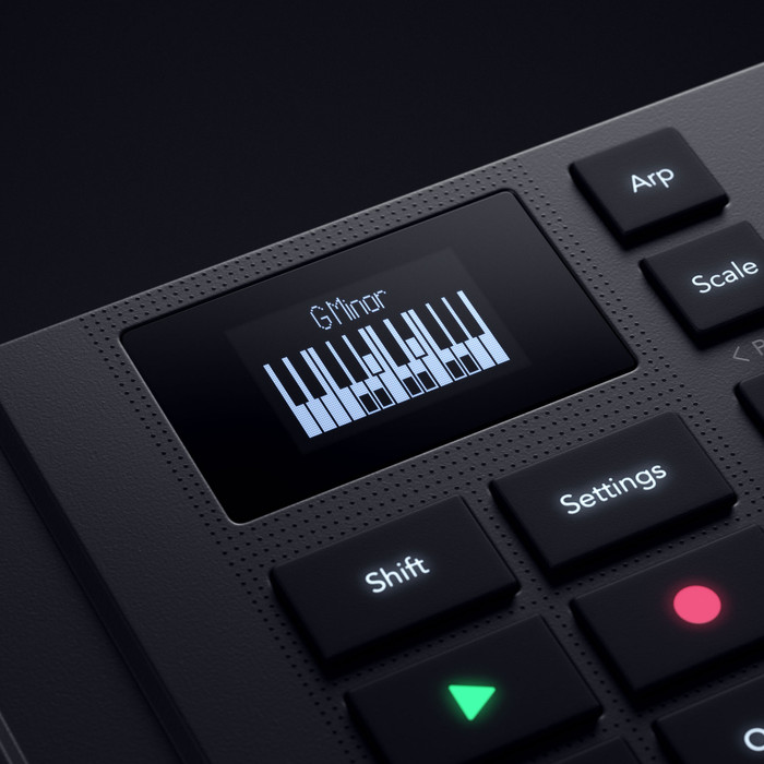 Novation Launchkey Mini 37 MK4 product in gebruik