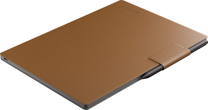 reMarkable Paper Pro Book Folio Brown Leather detail
