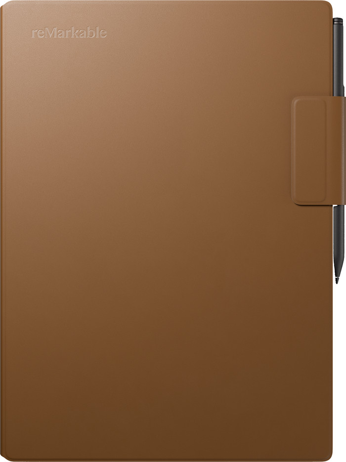 reMarkable Paper Pro Book Folio Brown Leather front