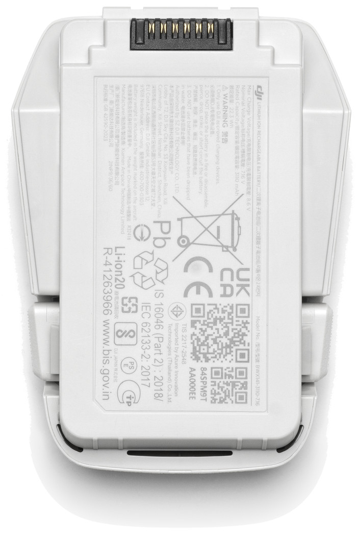DJI Flip Intelligent Flight Battery achterkant