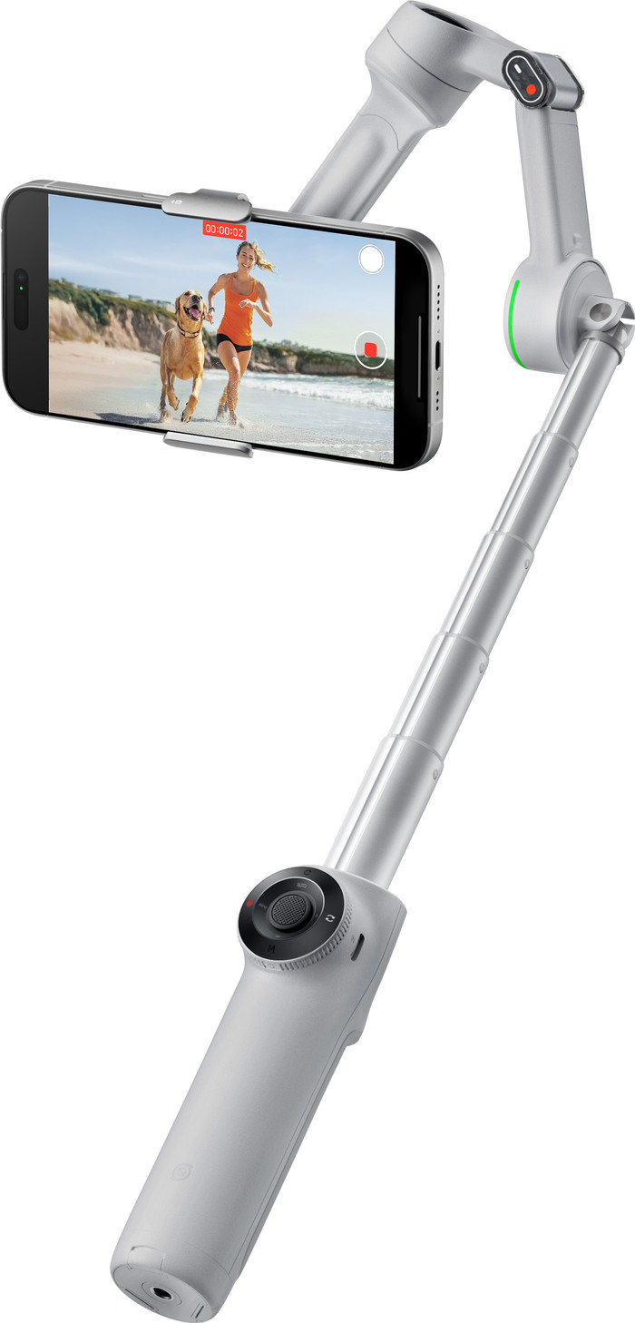 Insta360 Flow 2 Pro Grijs voorkant