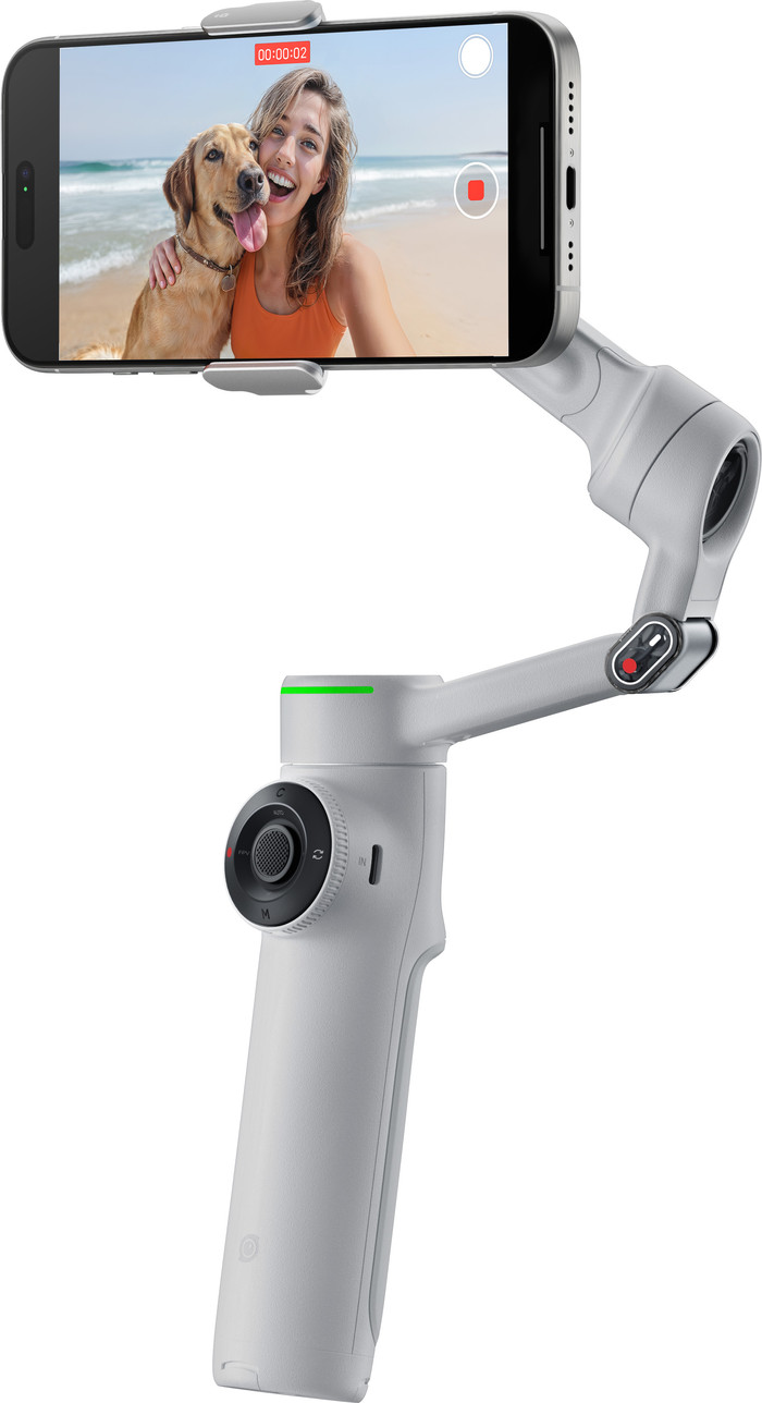 Insta360 Flow 2 Pro Grijs rechterkant