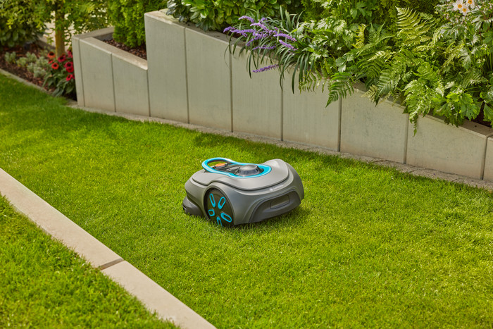 Gardena Smart Sileno Free 600 product in gebruik