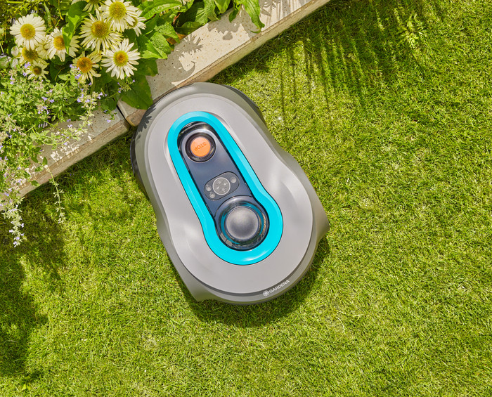 Gardena Smart Sileno Free 600 product in gebruik