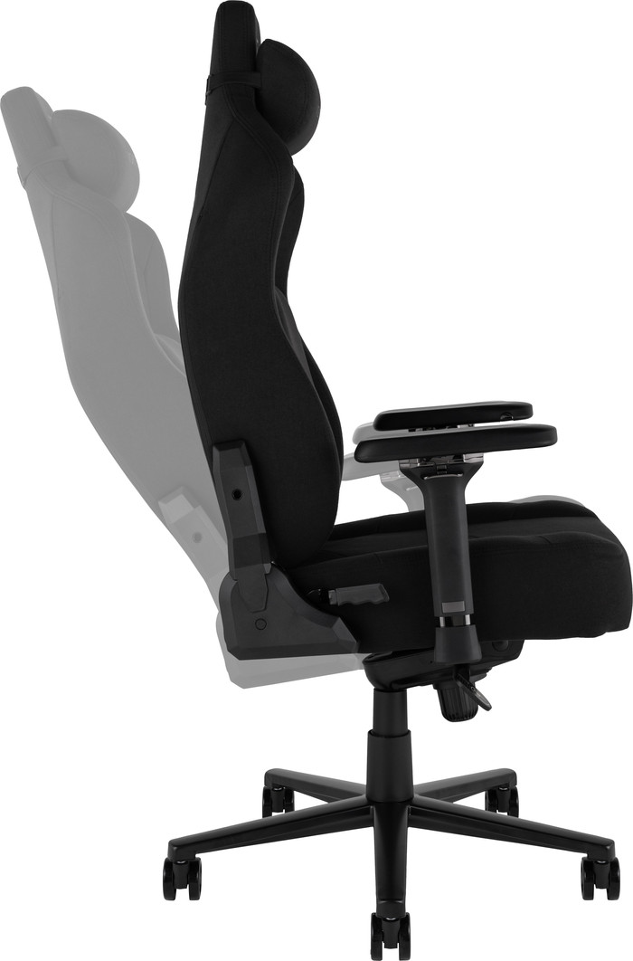 Vortech Prestige Gamestoel Zwart + Vortech Vloermat Zwart visual leverancier