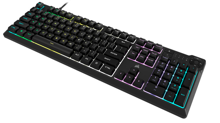 CORSAIR K55 Core RGB Gaming Keyboard QWERTY right side