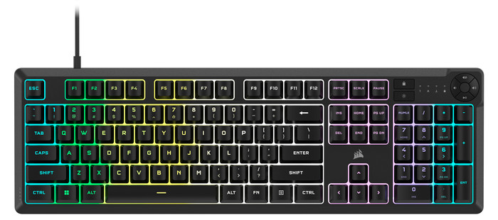 CORSAIR K55 Core RGB Gaming Keyboard QWERTY Main Image