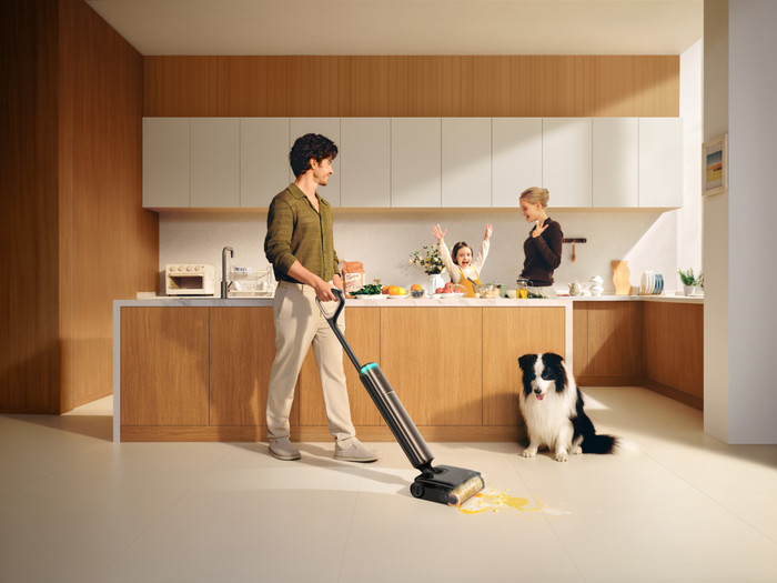 Dreame T16 Pro Steam product in gebruik
