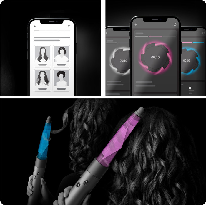 Dyson Airwrap i.d. Curly + Coily Ceramic Patina/Topaz visueller lieferant