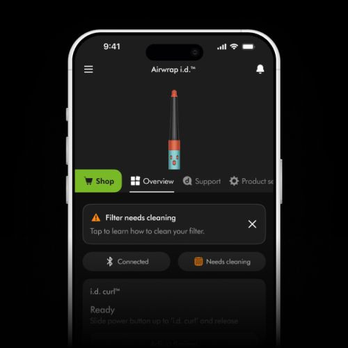 Dyson Airwrap i.d. Curly + Coily Red Velvet/Gold visual supplier