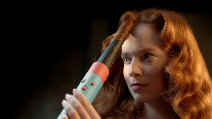 Dyson Airwrap i.d. Curly + Coily Red Velvet/Gold visual supplier