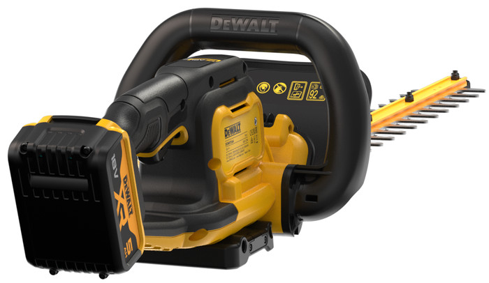 DeWalt DCMHT564P1-QW incl. 5,0 Ah Accu achterkant
