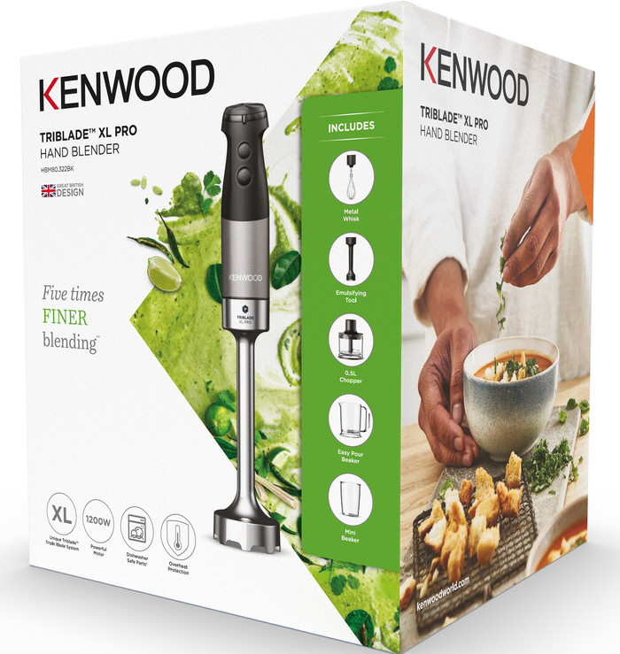 Kenwood HBM80.322BK Triblade XL Pro verpakking