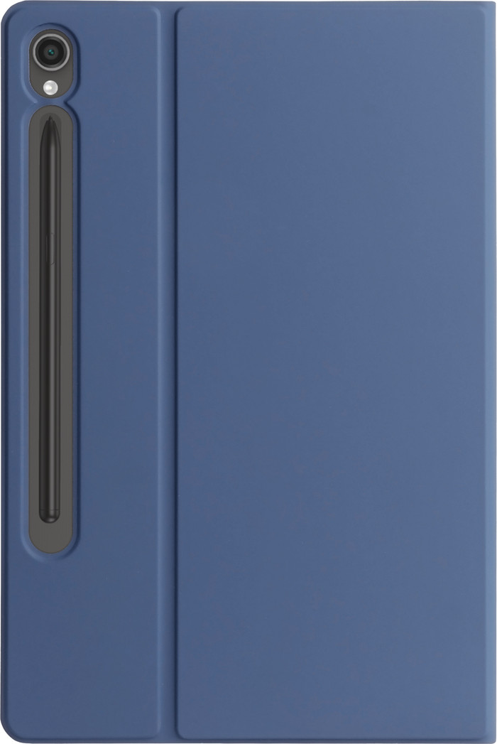 BlueBuilt Samsung Galaxy Tab S9/S9 FE/S10 FE Book Case Blauw achterkant