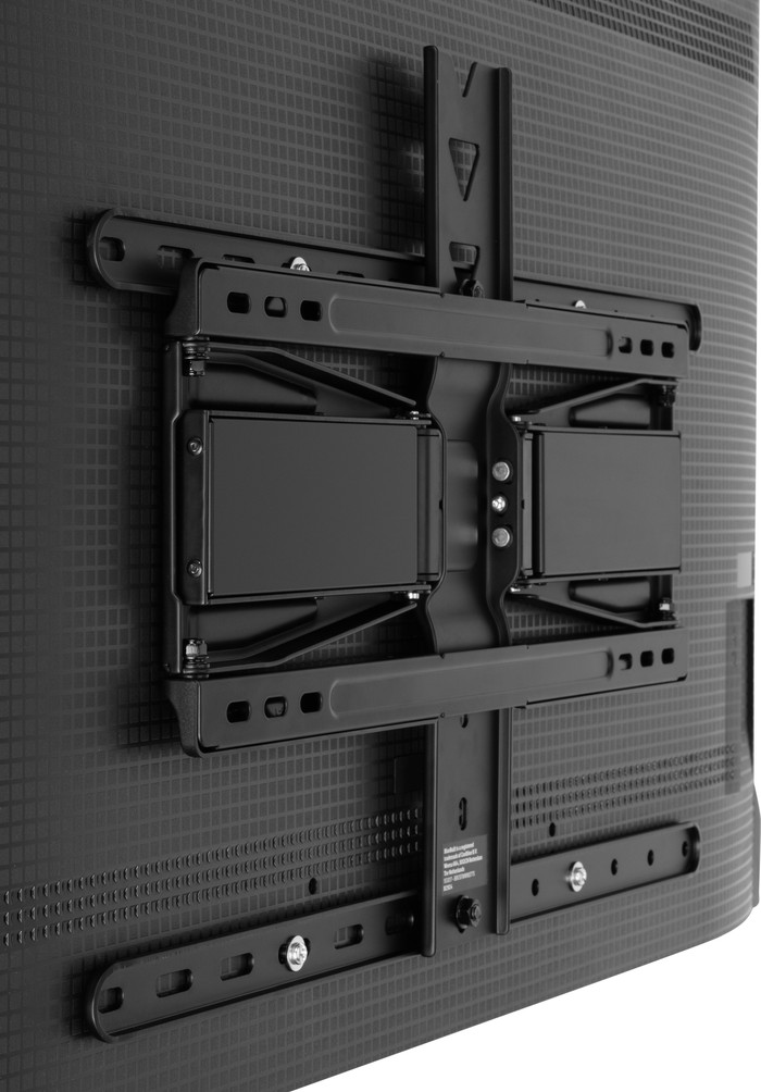 BlueBuilt Ultra Slim Draaibare Muurbeugel 43" - 75" product in gebruik