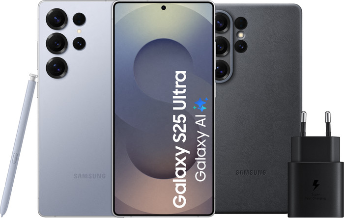 Samsung Galaxy S25 Ultra 256GB Zilver 5G + Accessoirepakket Main Image