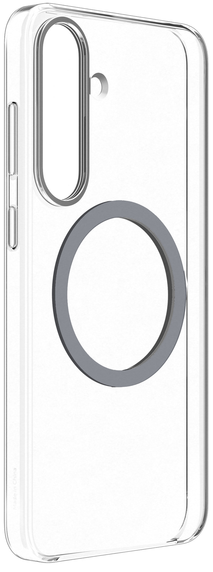 Samsung Galaxy S25 Plus Back Cover met Magneet Transparant rechterkant