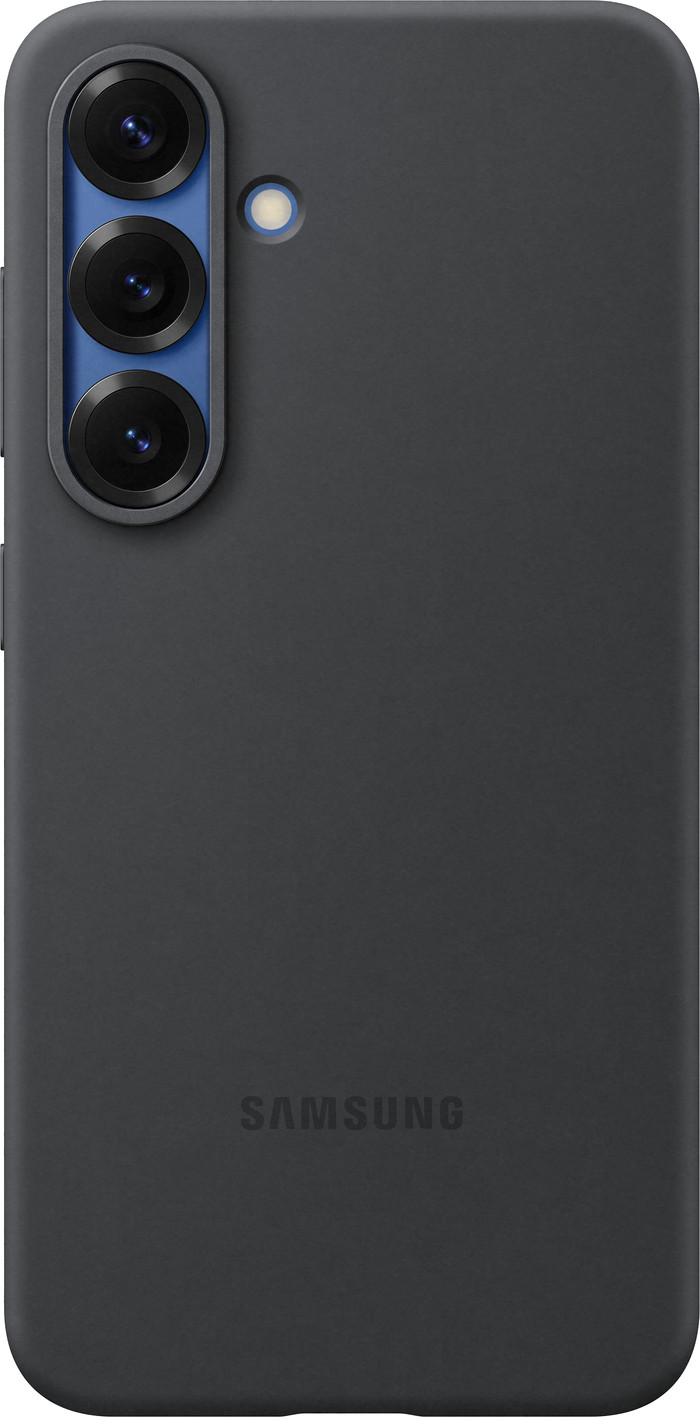 Samsung Galaxy S25 Siliconen Back Cover Zwart Main Image