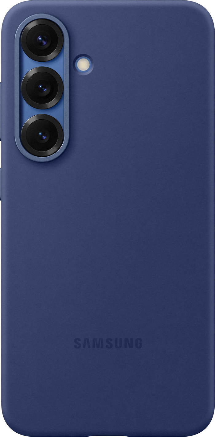 Samsung Galaxy S25 Silicone Back Cover Blue Main Image