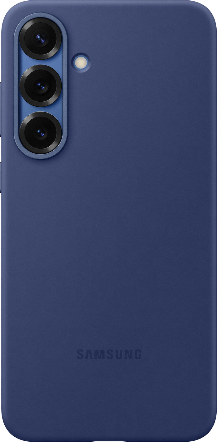 Samsung Galaxy S25 Plus Silicone Back Cover Blue Main Image