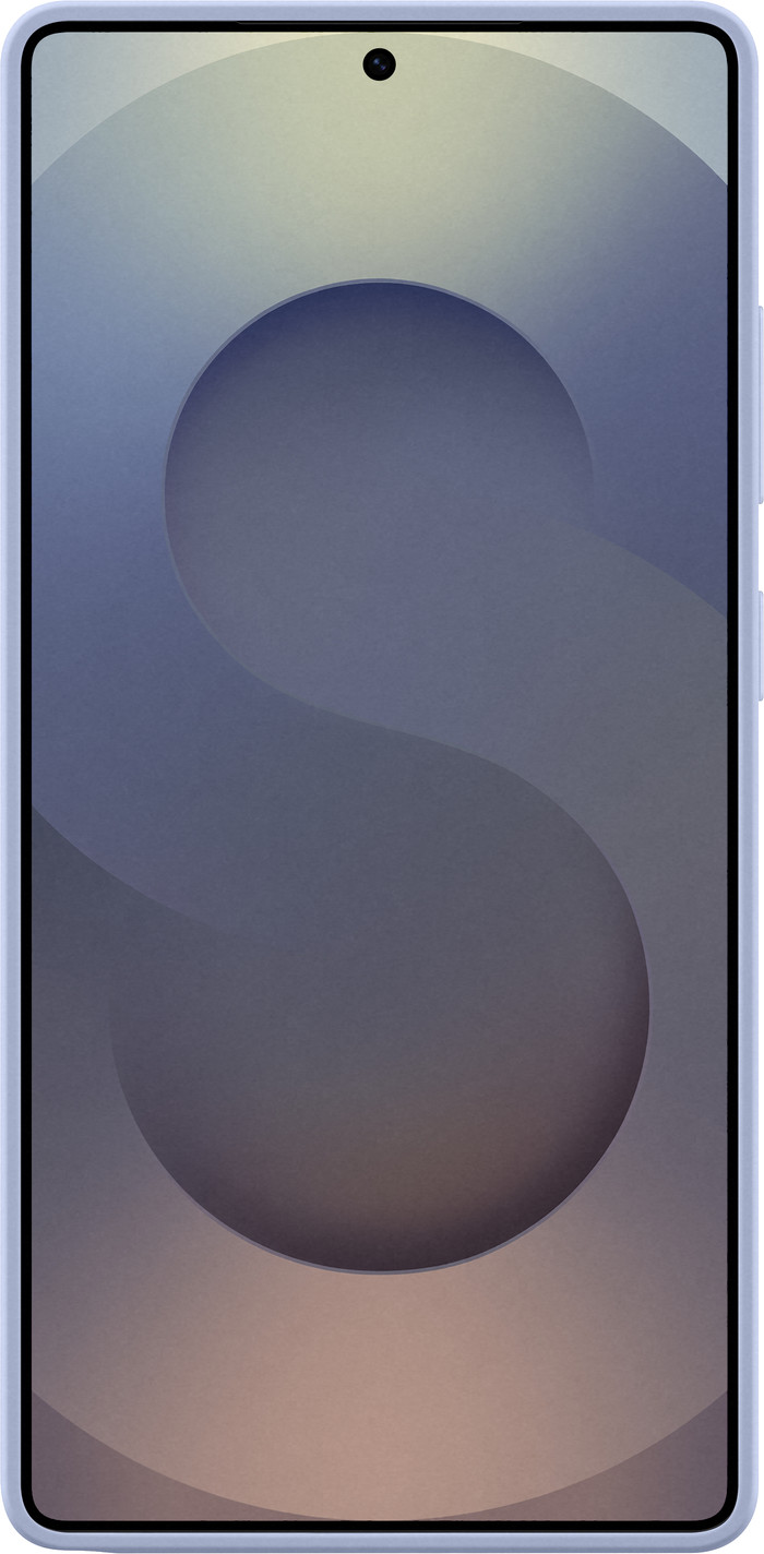 Samsung Galaxy S25 Ultra Siliconen Back Cover Lichtblauw voorkant