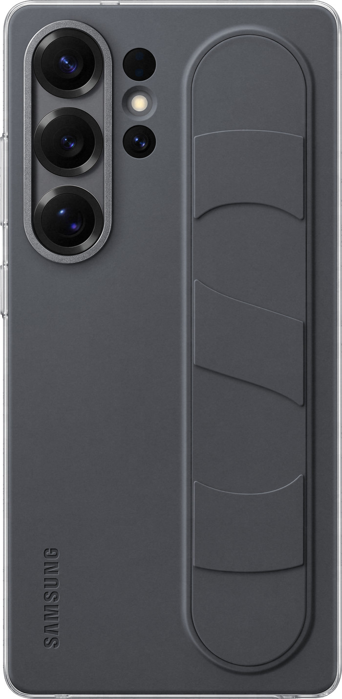 Samsung S25 Ultra Standing Grip Backcover Schwarz Main Image
