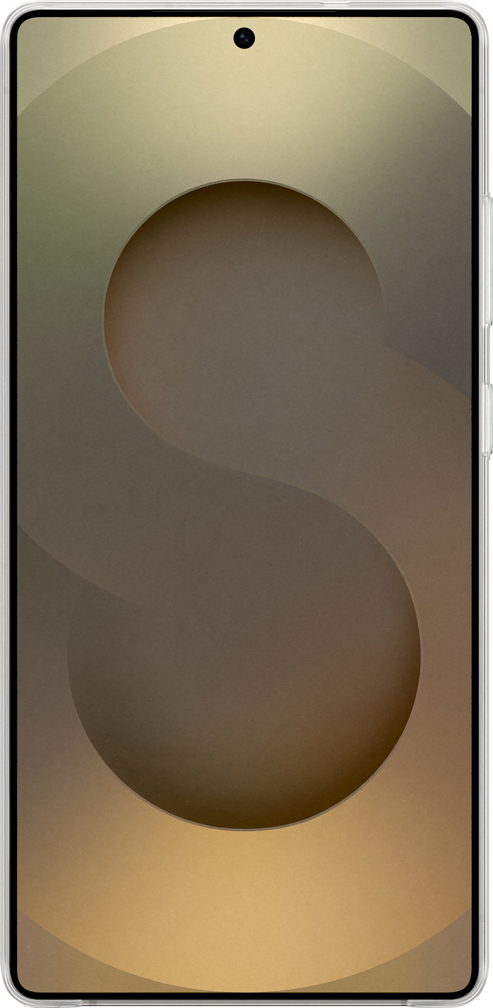 Samsung S25 Ultra Standing Grip Back Cover Grijs voorkant