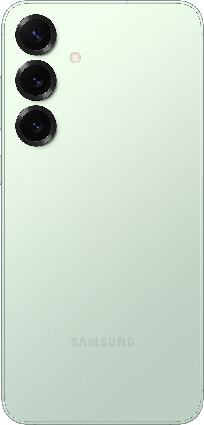 Samsung Galaxy S25 Plus 256GB Mint 5G + Samsung Kindsuit Back Cover Zwart achterkant