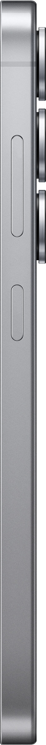 Samsung Galaxy S25 256GB Zilver 5G + Samsung Oplader 25 Watt Zwart rechterkant