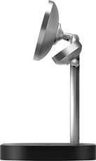 Samsung Trio Draadloze Oplader 15W Zwart met Qi2 rechterkant