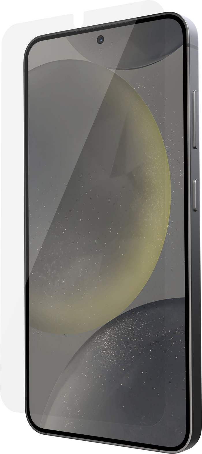 BlueBuilt Samsung Galaxy S25 Plus Screenprotector Glas rechterkant