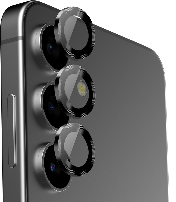 BlueBuilt Samsung Galaxy S25 Camera Lens Protector Aluminium detail
