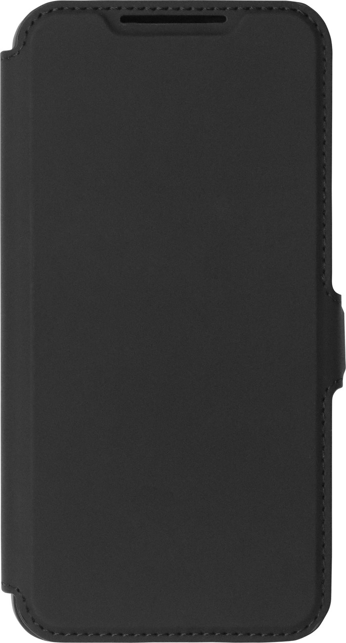 Samsung Galaxy S25 Plus 256GB Mint 5G + BlueBuilt Book Case Zwart voorkant