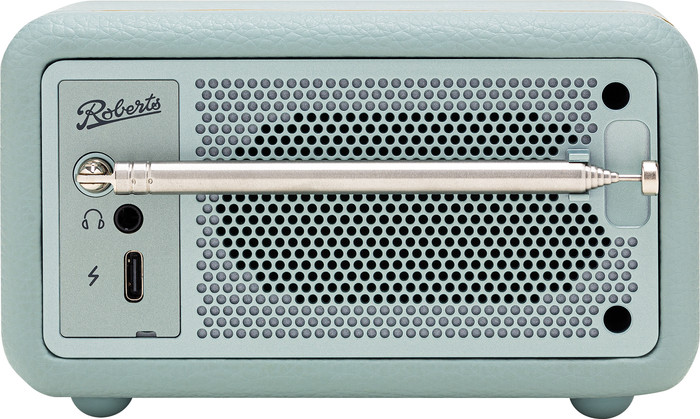 Roberts Radio Revival Petite 2 Lichtblauw achterkant