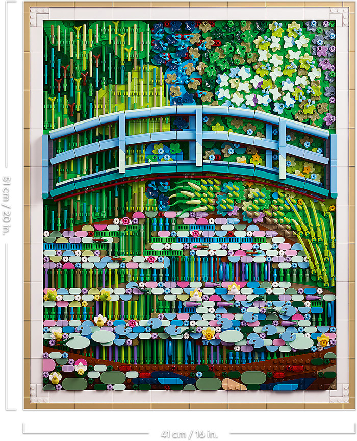LEGO Art Claude Monet: Brug over een vijver met waterlelies 31220 visual leverancier