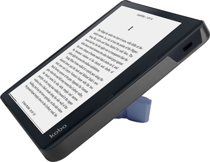 BlueBuilt Kobo Libra Colour Book Case Blauw detail