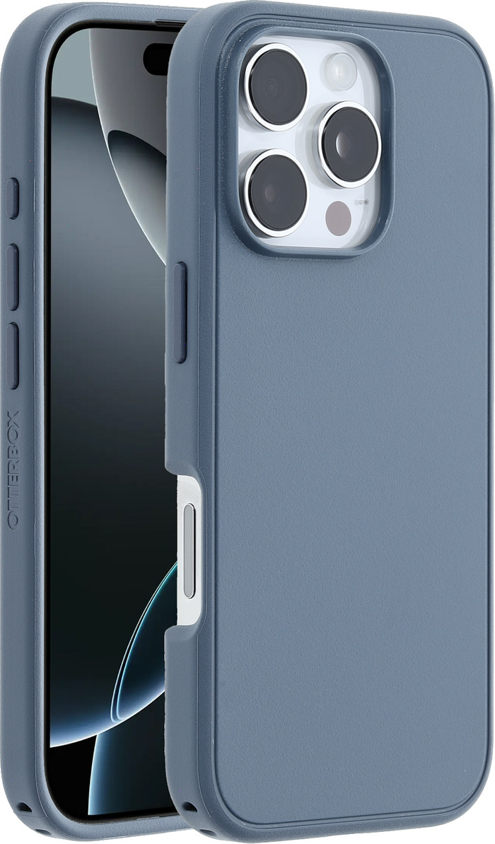 OtterBox Symmetry Apple iPhone 16 Pro Back Cover with MagSafe Magnet Blue visual supplier
