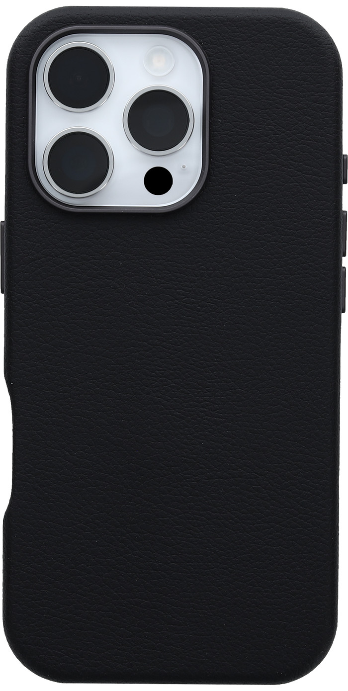 OtterBox Symmetry Apple iPhone 16 Back Cover with MagSafe Magnet Leather Black Main Image