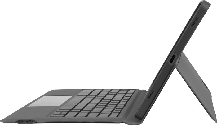 Samsung Galaxy Tab S9 11 inch 128 GB Wifi Zwart + BlueBuilt Toetsenbord Hoes QWERTY rechterkant