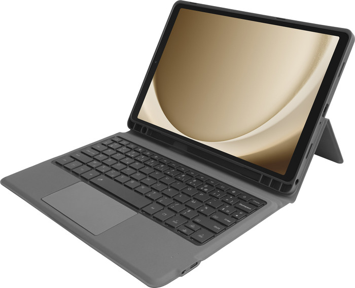 BlueBuilt Samsung Galaxy Tab A9 Plus Keyboard Cover AZERTY Black right side