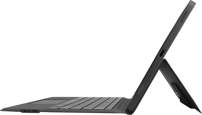 BlueBuilt Samsung Galaxy Tab S9 FE Plus/S10 Plus Keyboard Cover AZERTY Black right side
