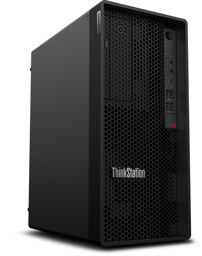 Lenovo ThinkStation P2 Tower Gen 2 - 30JQ00AWBF linkerkant