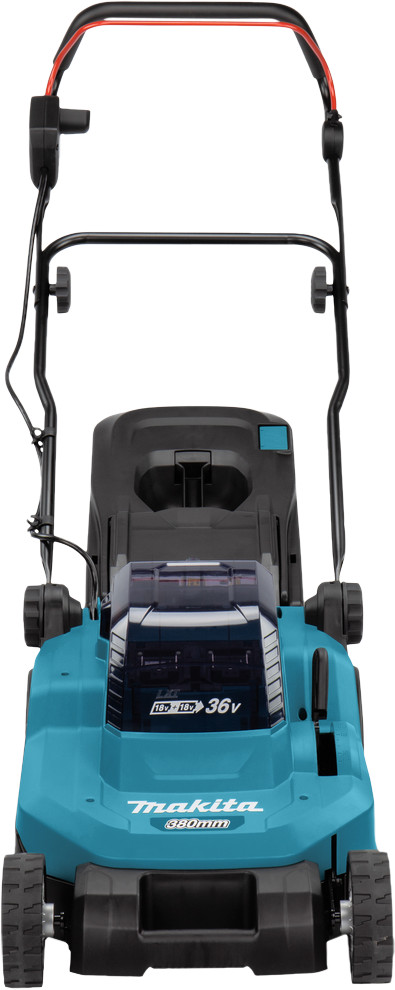 Makita DLM382PT2 incl. 5,0 Ah Accu (2x) voorkant