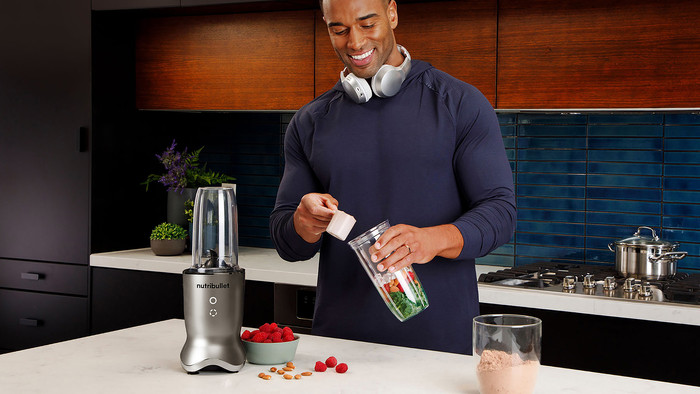 nutribullet Ultra 1200 Stainless Steel product in gebruik
